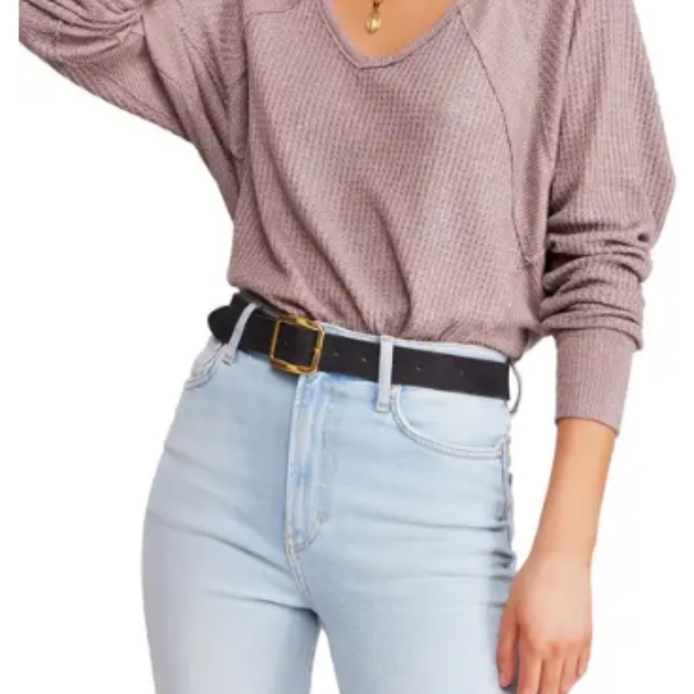 Free People Santa Clara Thermal Top - size small